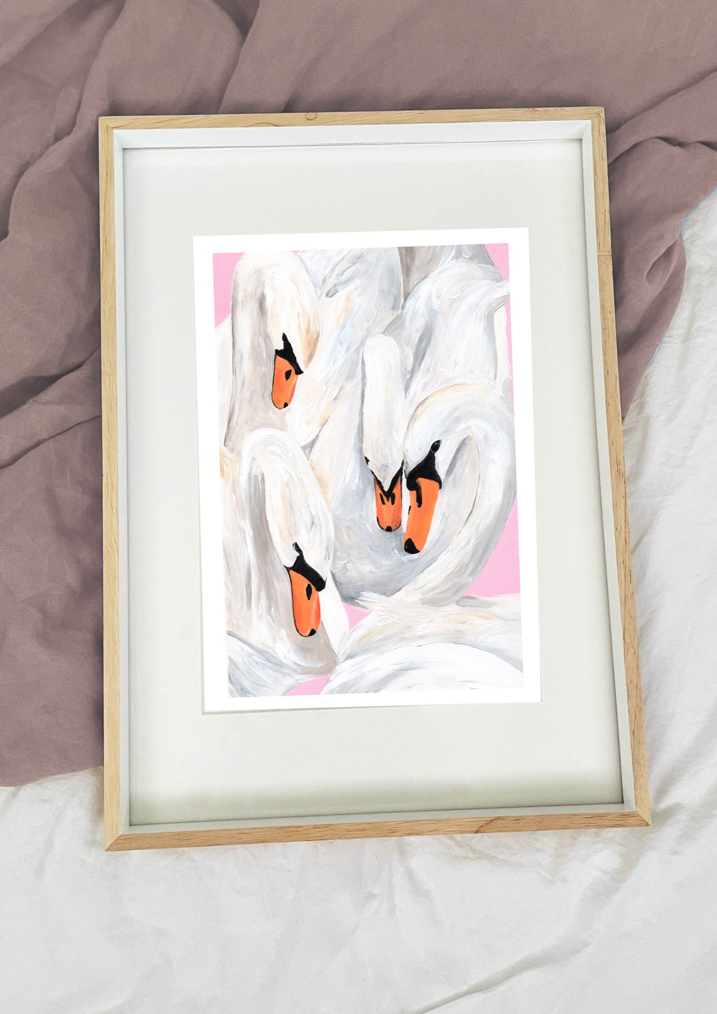 Swans Can Be Gay (Original and Prints)