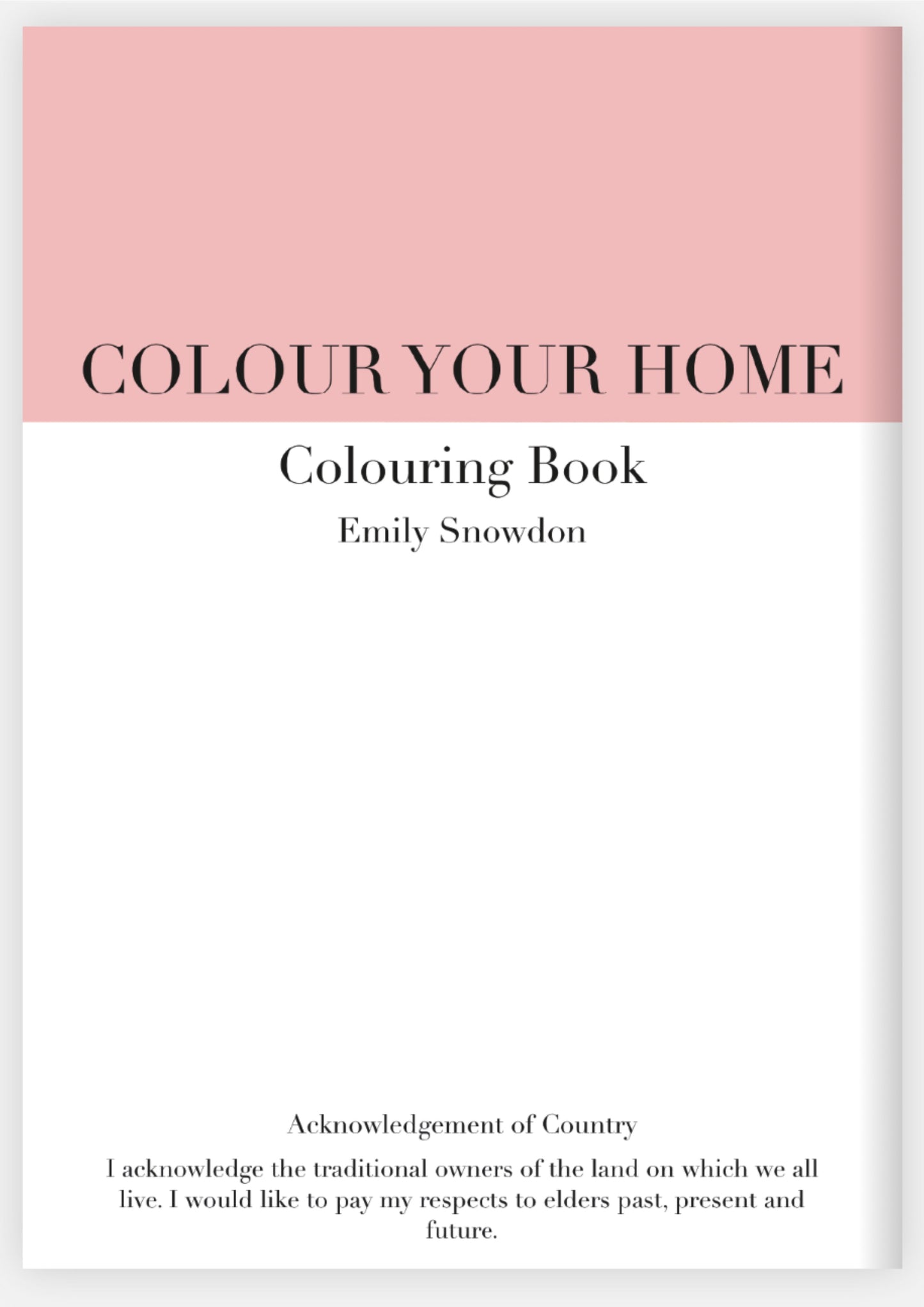 Colour Your Home - Colouring Book